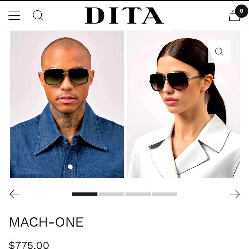 DITA MACH ONE TITANIUM SUNGLASSES